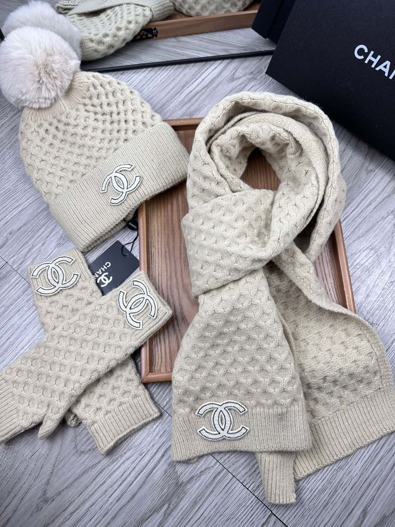 Chanel Caps Scarfs